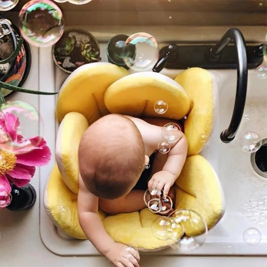 1PCS Baby Bath Pad for Infant Newborn | Soft Flower Petals for Sink Bathtub Essentials Shower | Bathtub Mat for Bathtub Tub Sink