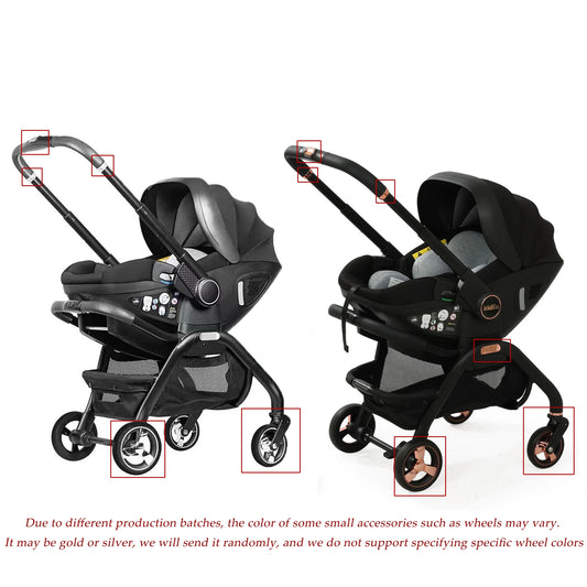 3-in-1 baby safety stroller, two-way newborn baby safety seat, portable 3-in-1 stroller for ages 0-2le for 0-2 years old