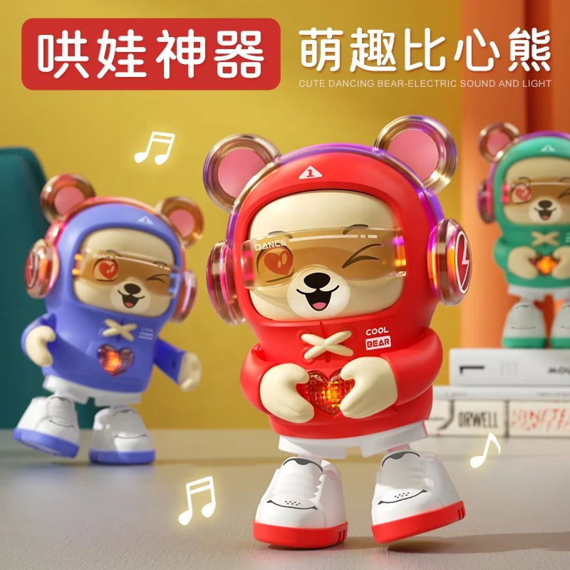 Interactive Baby Toys,with Light&Musical, Dancing,Love Gesture,Fun Moving Crawling Toy for Babies Age 6-12 Months,Toddlers Toy