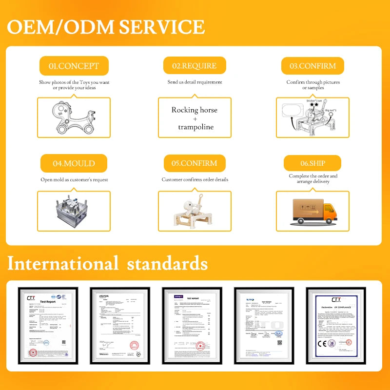 Feelkids Baby Toys Play House Playroom Children's Playground  Indoor Equipment Plastic Set Swing and Slides for Kids