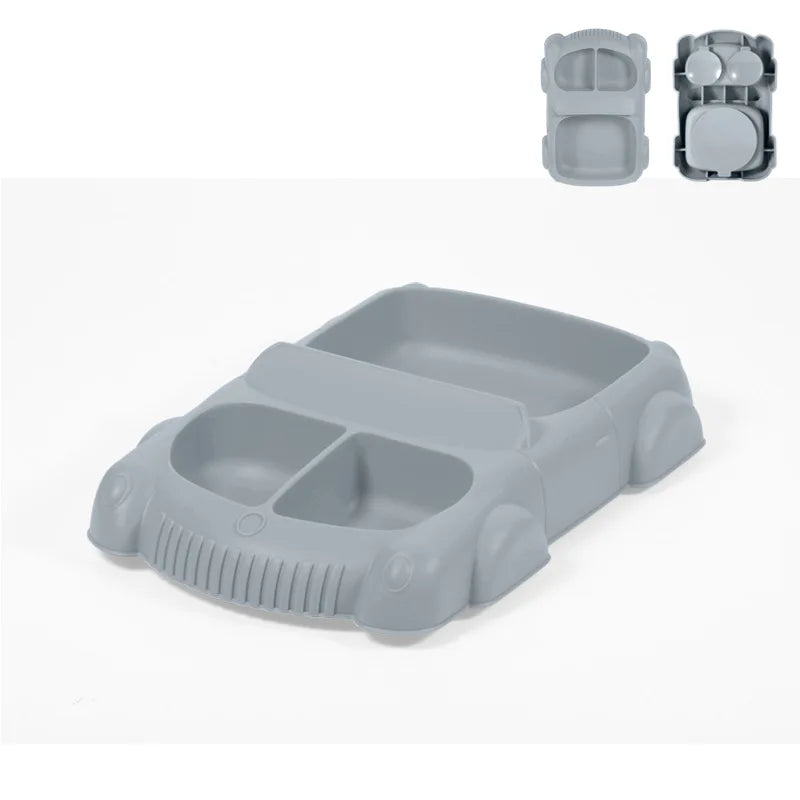 2024 Am Azon Bpa Free Baby Non-slip Children Weaning Baby Feeding Set Suction Kids Dining Silicone Baby Cup Bib Spoon Plate Bowl