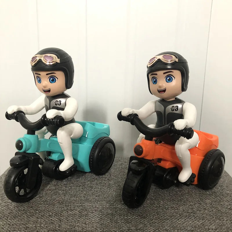 Wholesale New Stunt Music Light Rotating 360 Degrees Electric Tricycles Baby Toys Kids Tricycle