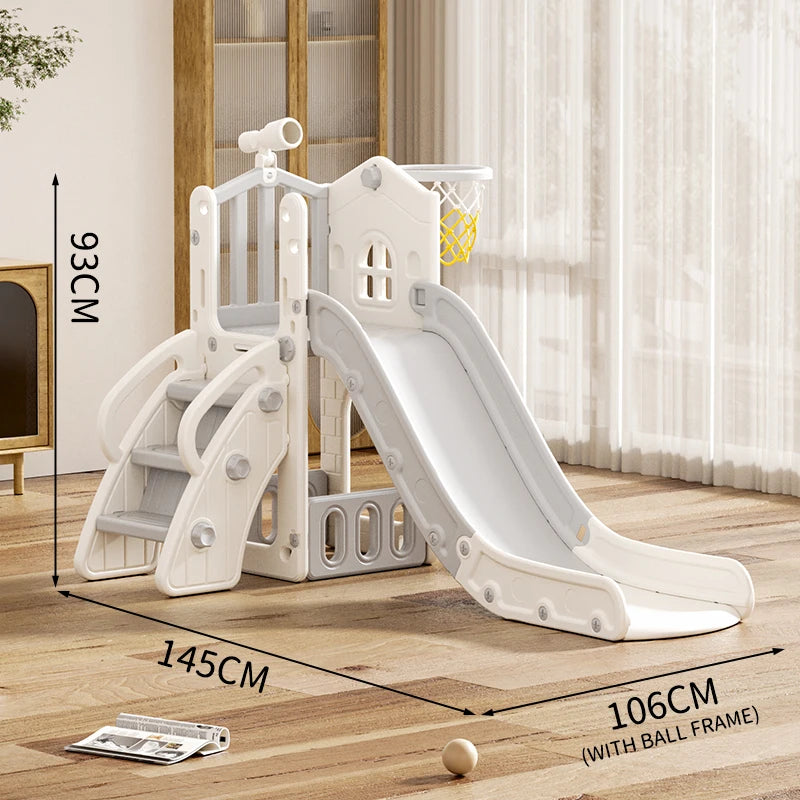 Feelkids Baby Toys Play House Playroom Children's Playground  Indoor Equipment Plastic Set Swing and Slides for Kids