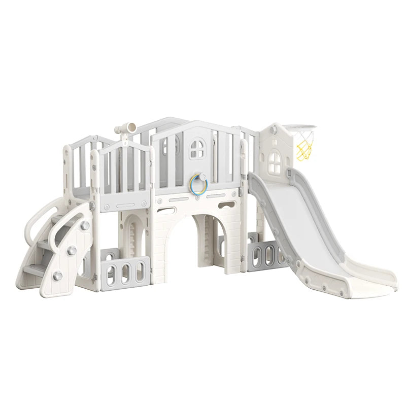 Feelkids Baby Toys Play House Playroom Children's Playground  Indoor Equipment Plastic Set Swing and Slides for Kids