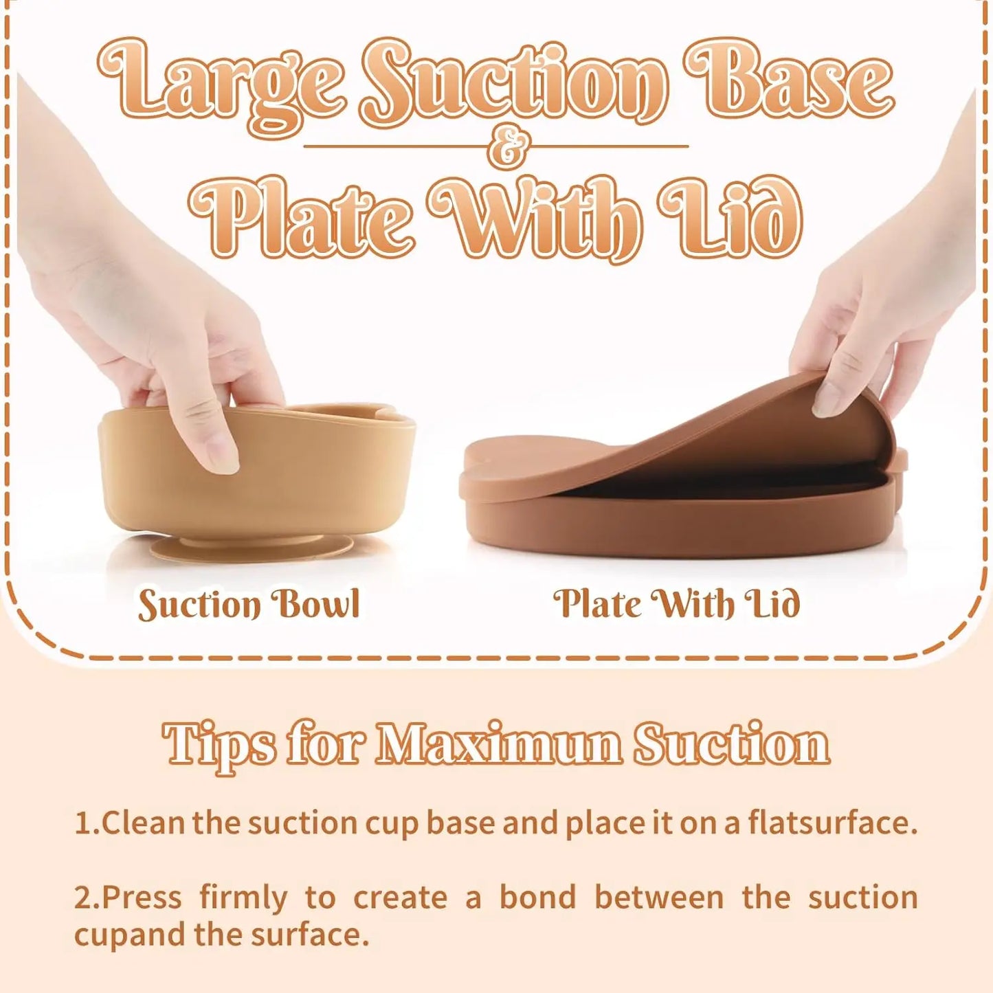 Factory Custom New Design BPA Free Food Grade Silicone Bib Bowl Plate Spoon Fork Dinner Feeder Silicone Baby Feeding Set