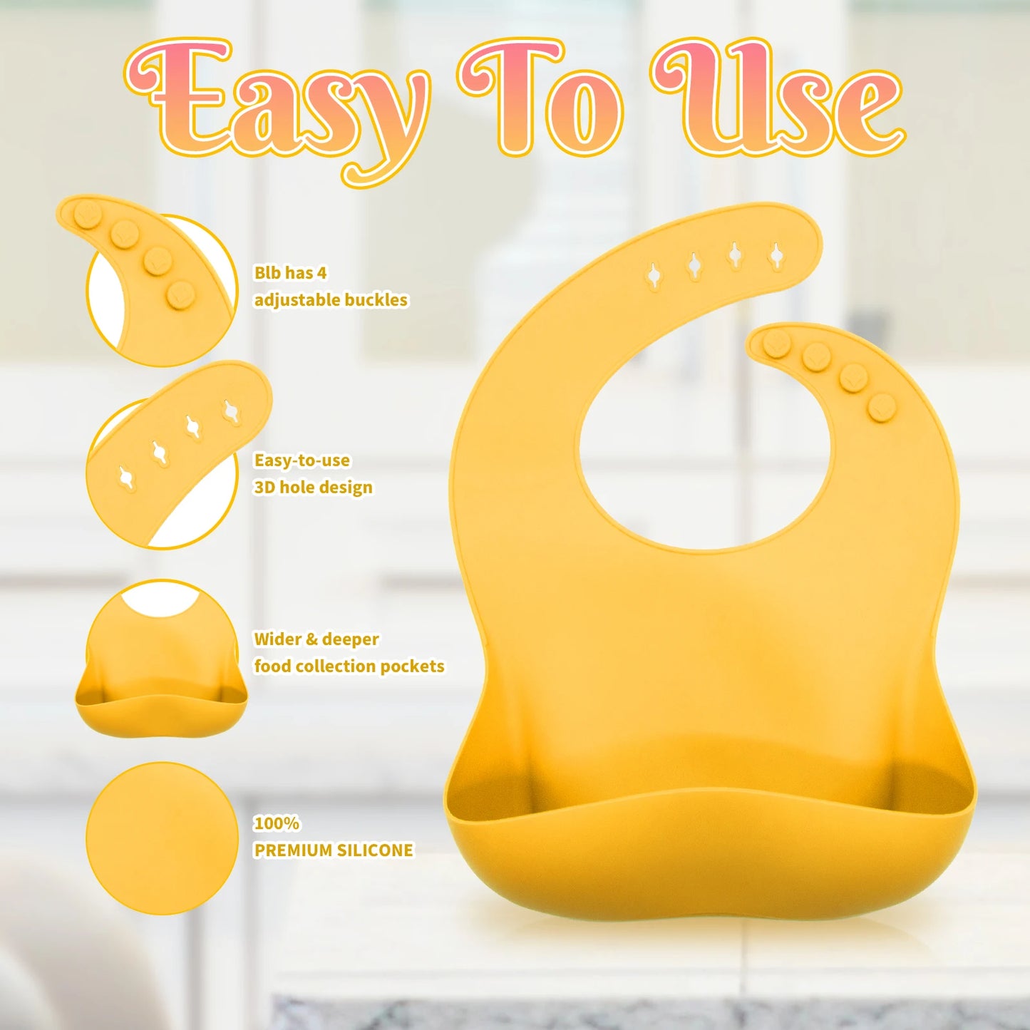 Customizable Safe BPA-Free Silicone Baby Feeding Set Classic Design Style Classic Baby Training Bowl and Plate Packaged in Box