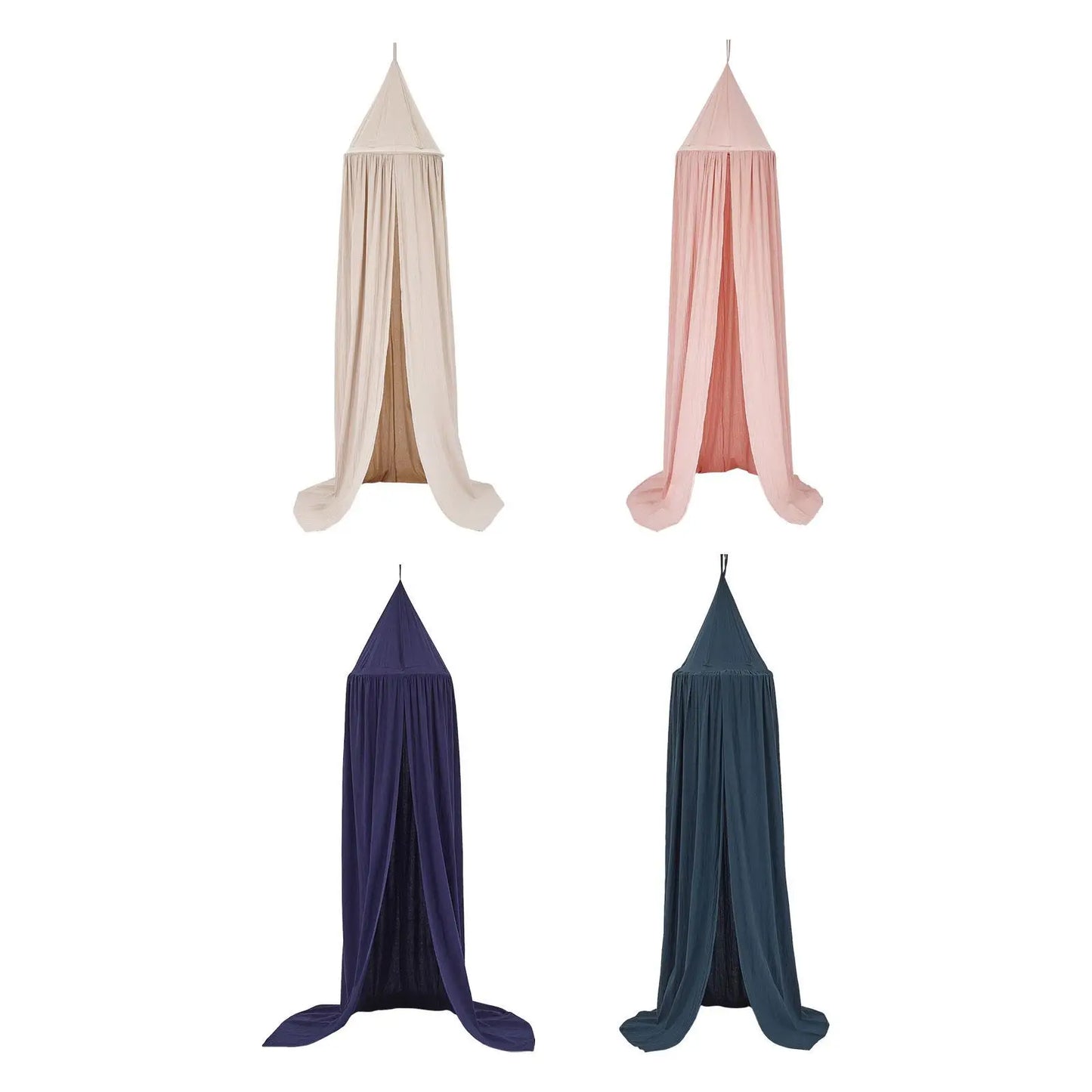 Kids Bed Canopy Round for Kids Baby Crib Hanging Decoration Indoor Outdoor Castle Play Tent for Room Decor Nursery Room Bedding