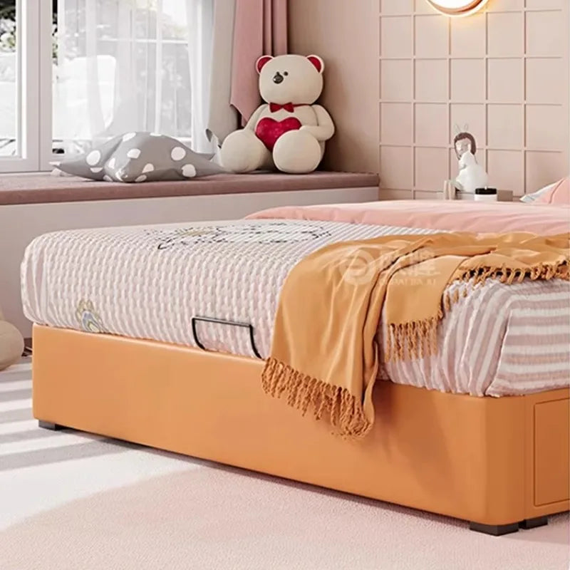 Baby Bear Bed with Drawer Bed Home Use Child's Bed Cute Baby Design  King Full Size  Children Bedroom Furniture