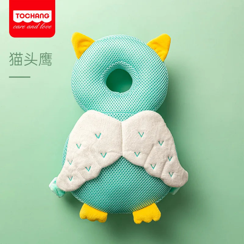 Baby Head Body Supports Protector Safety Pillow for Toddlers Cotton Cartoon Backpack Cushion Infant Security Headgear Car Seat