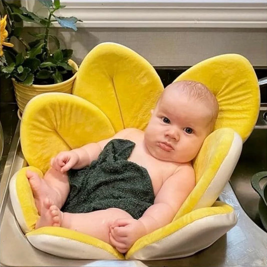 1PCS Baby Bath Pad for Infant Newborn | Soft Flower Petals for Sink Bathtub Essentials Shower | Bathtub Mat for Bathtub Tub Sink