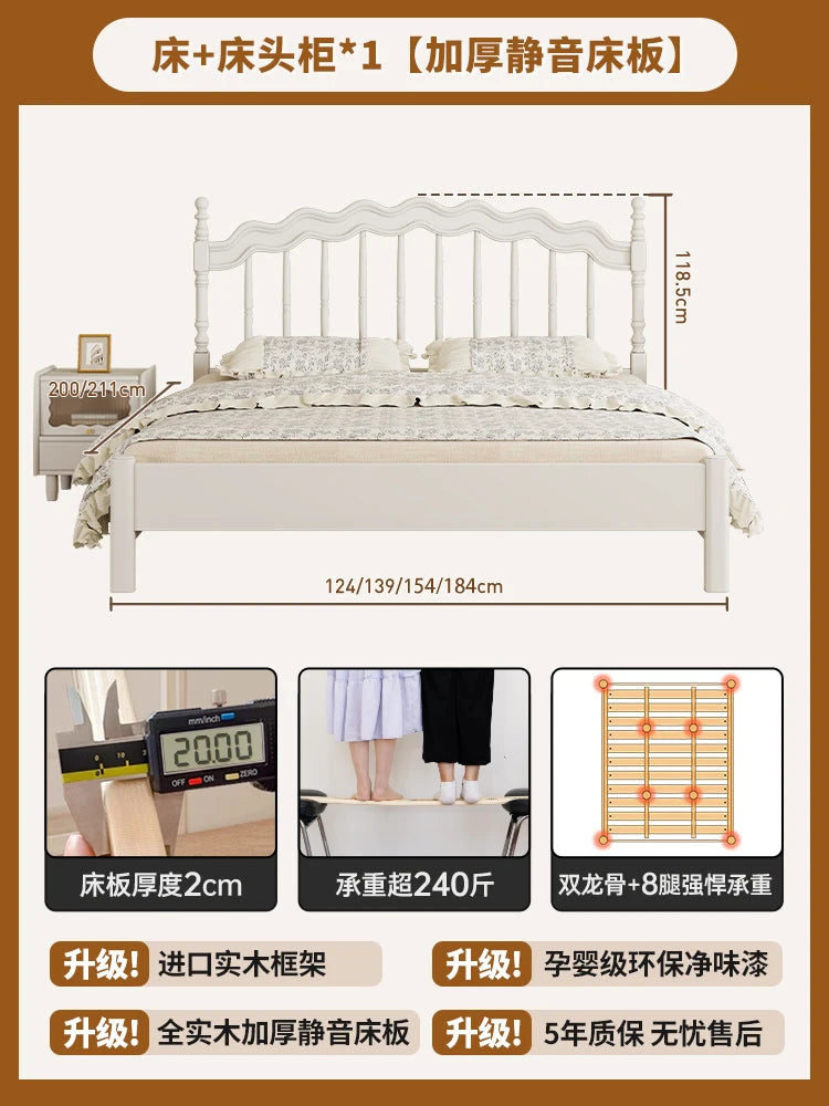 Children Baby Bed Modern Luxury Beauty Nordic Design Sun Sleeping Bed Beauty European Simple Girls Wooden Beliche Furniture