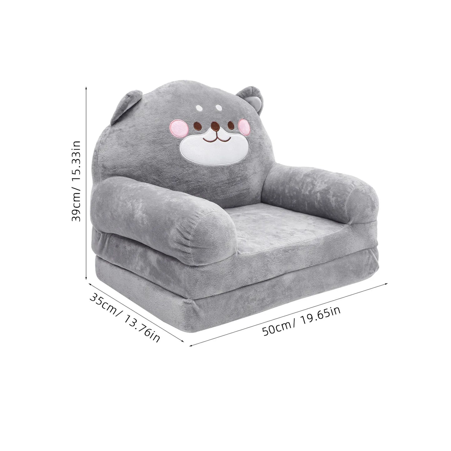 Elephant Shape Baby Seat Children Sofas Kid Seat Baby Folding Sofa Childrens Sofa Toddler Stool Kids Room Nursery Bedroom