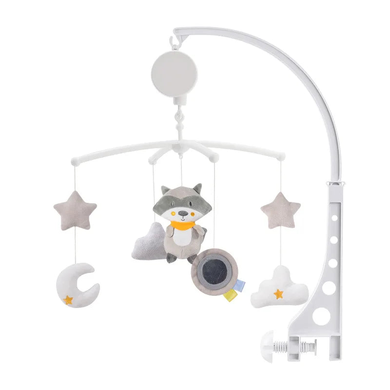 Baby Bed Bell Carousel Crib Mobiles Rattles Music Educational Toys for Cots Infant Baby Toys 0-12 Months for Newborns Gifts