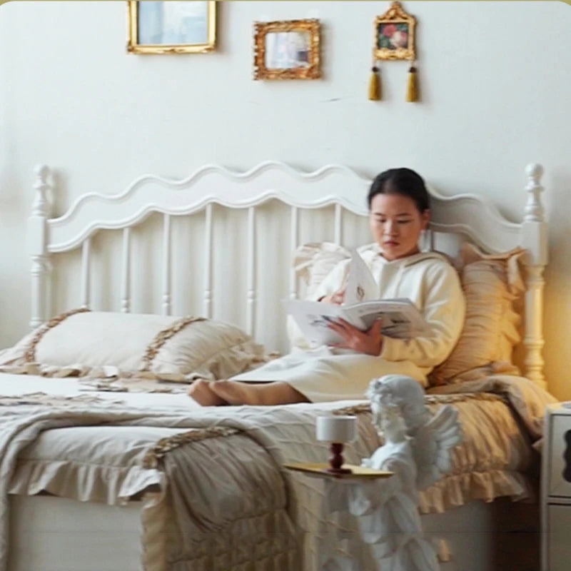 Children Baby Bed Modern Luxury Beauty Nordic Design Sun Sleeping Bed Beauty European Simple Girls Wooden Beliche Furniture