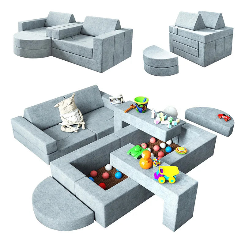 Children's Sofa Directly From The Manufacturer Baby Reading Play Folding Kit Lazy Furniture Building Block Sofa