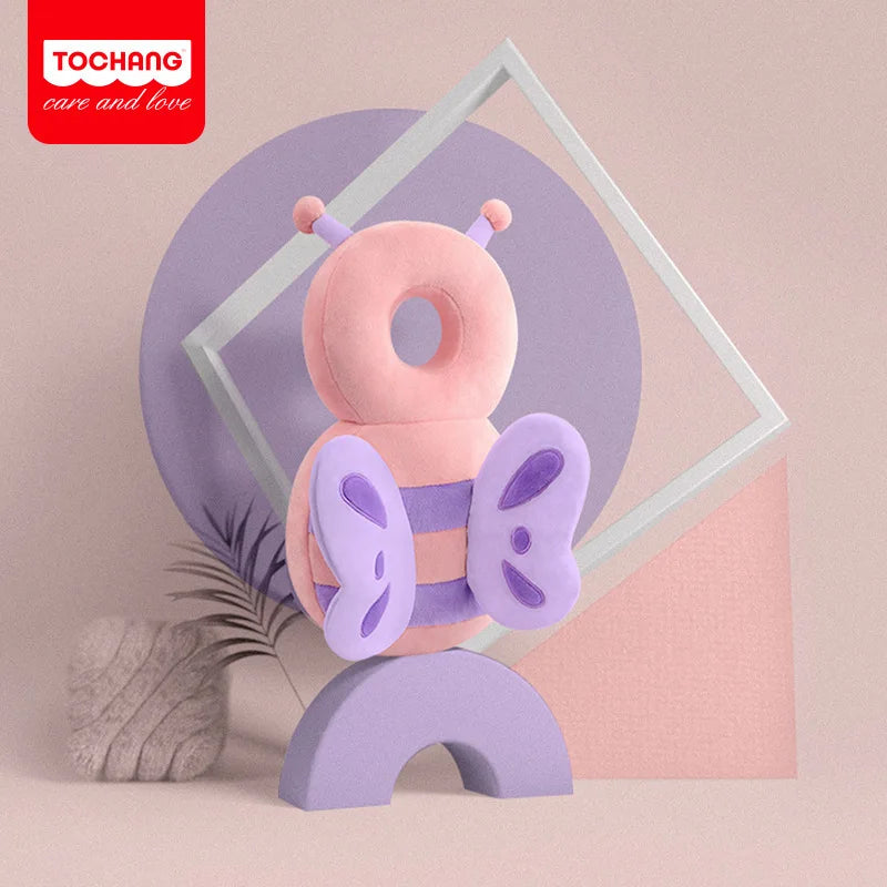 Baby Head Body Supports Protector Safety Pillow for Toddlers Cotton Cartoon Backpack Cushion Infant Security Headgear Car Seat