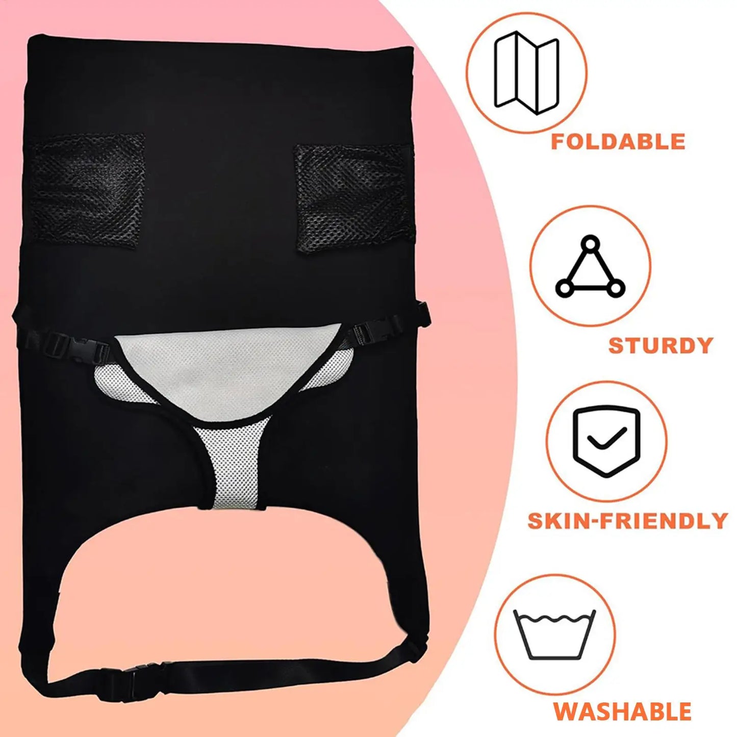 Airplane Bed for Baby Portable Plane Seat Foot Rest Extender Breathable Comfort Hammock Must Have for Flights Car Sleep Crib