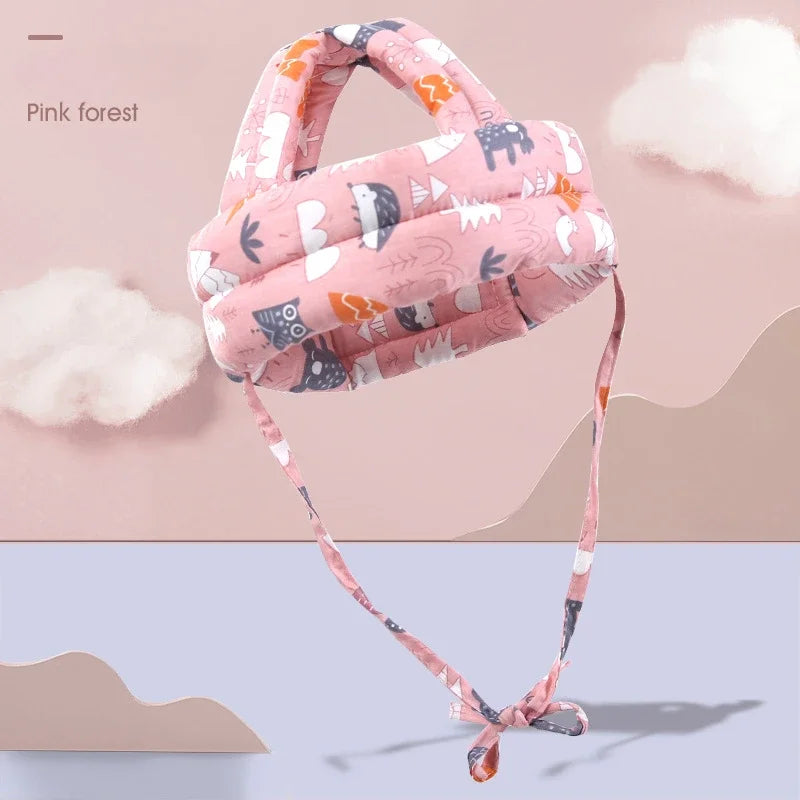 Baby Safety Helmet Head Protection Headgear Toddler Anti-fall Pad Children Learn To Walk Crash Cap Adjustable Breathable Cap