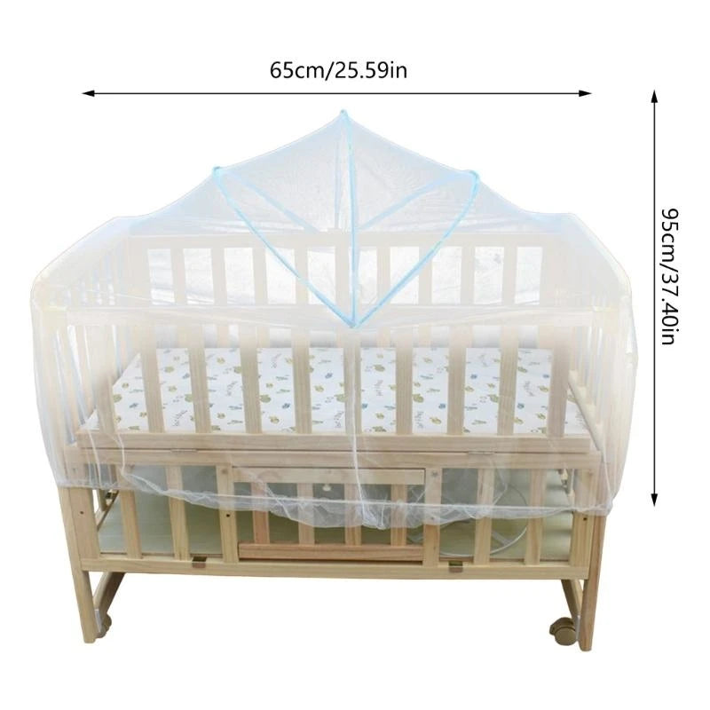 Universal Baby Bed Net Breathable & Comfortable Sleep Solution Portable Infant Bed Support Tent Soft & Comfortable Net