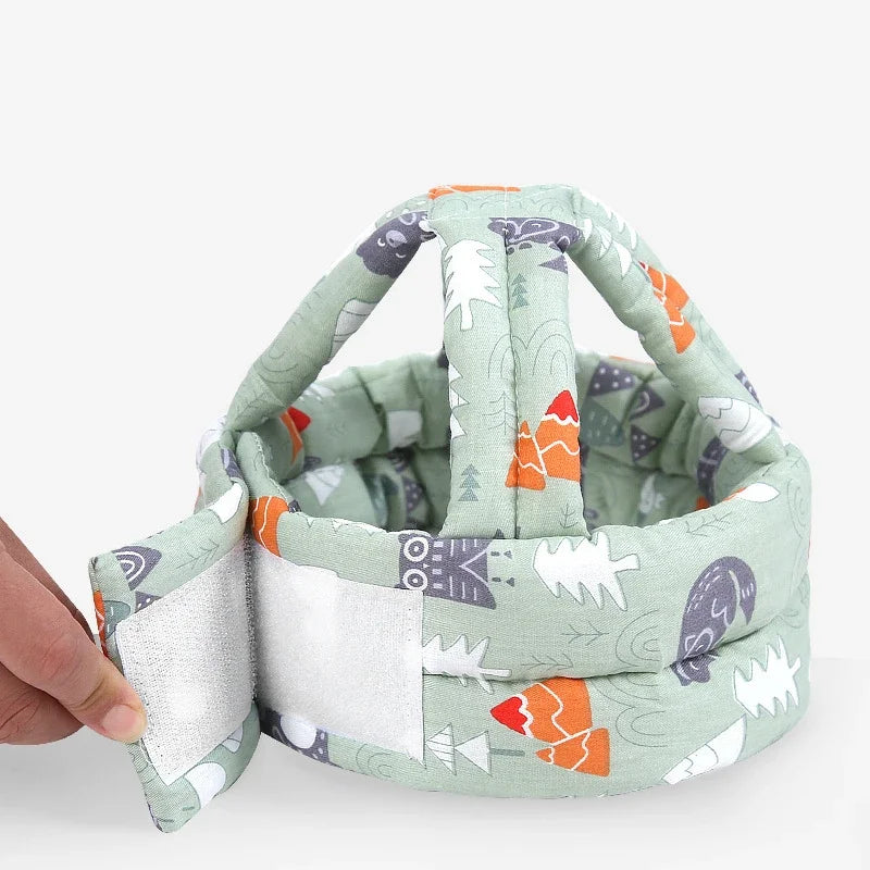 Baby Safety Helmet Head Protection Headgear Toddler Anti-fall Pad Children Learn To Walk Crash Cap Adjustable Breathable Cap