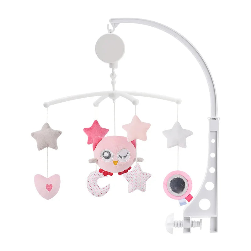 Baby Bed Bell Carousel Crib Mobiles Rattles Music Educational Toys for Cots Infant Baby Toys 0-12 Months for Newborns Gifts