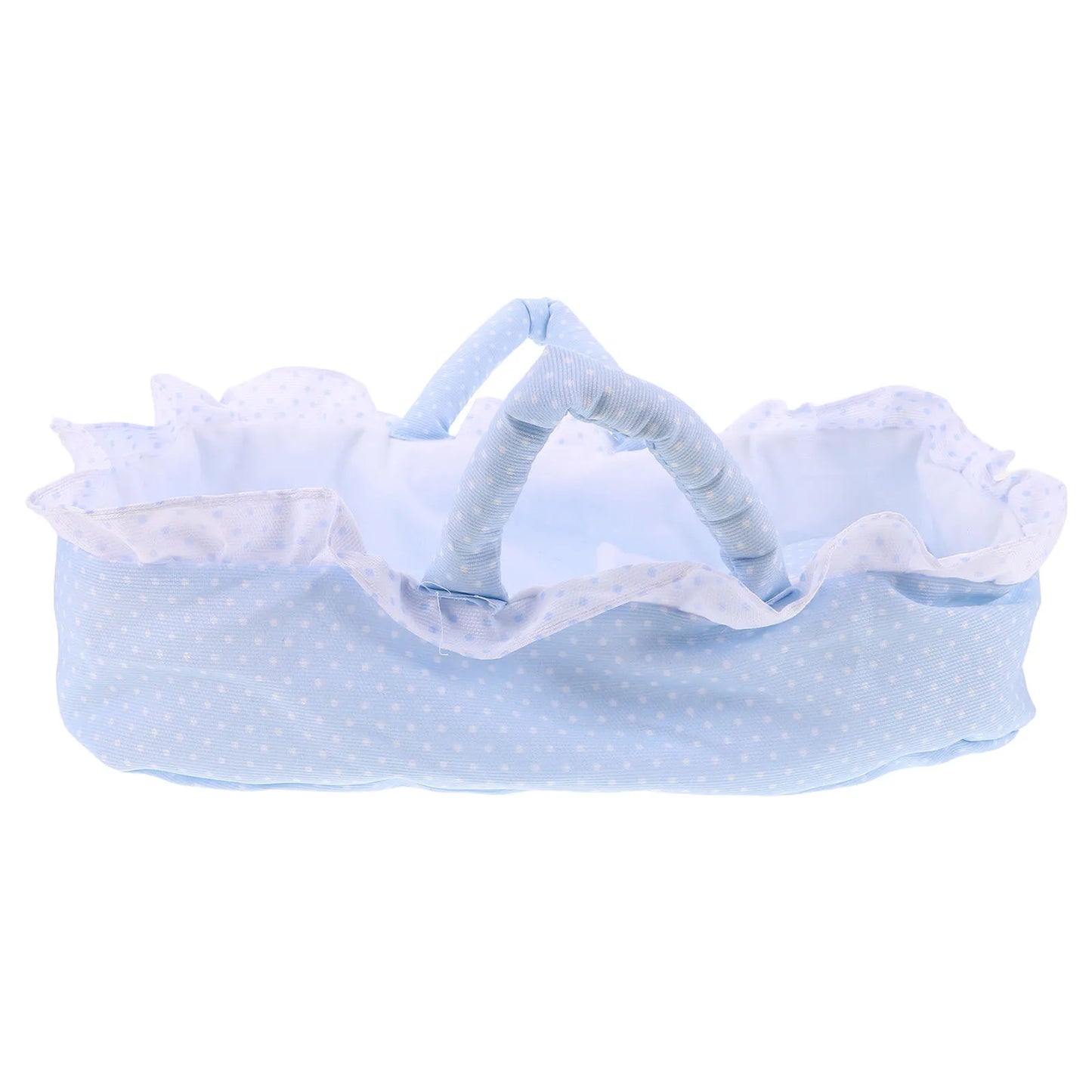 Babydoll Cradle 35Cm Miniature Dollhouse Furniture Small Crib Bed For 35 Cm Mini House Ornament Decor Accessory