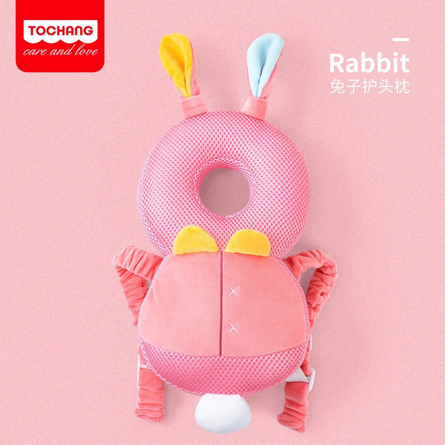 Baby Head Body Supports Protector Safety Pillow for Toddlers Cotton Cartoon Backpack Cushion Infant Security Headgear Car Seat