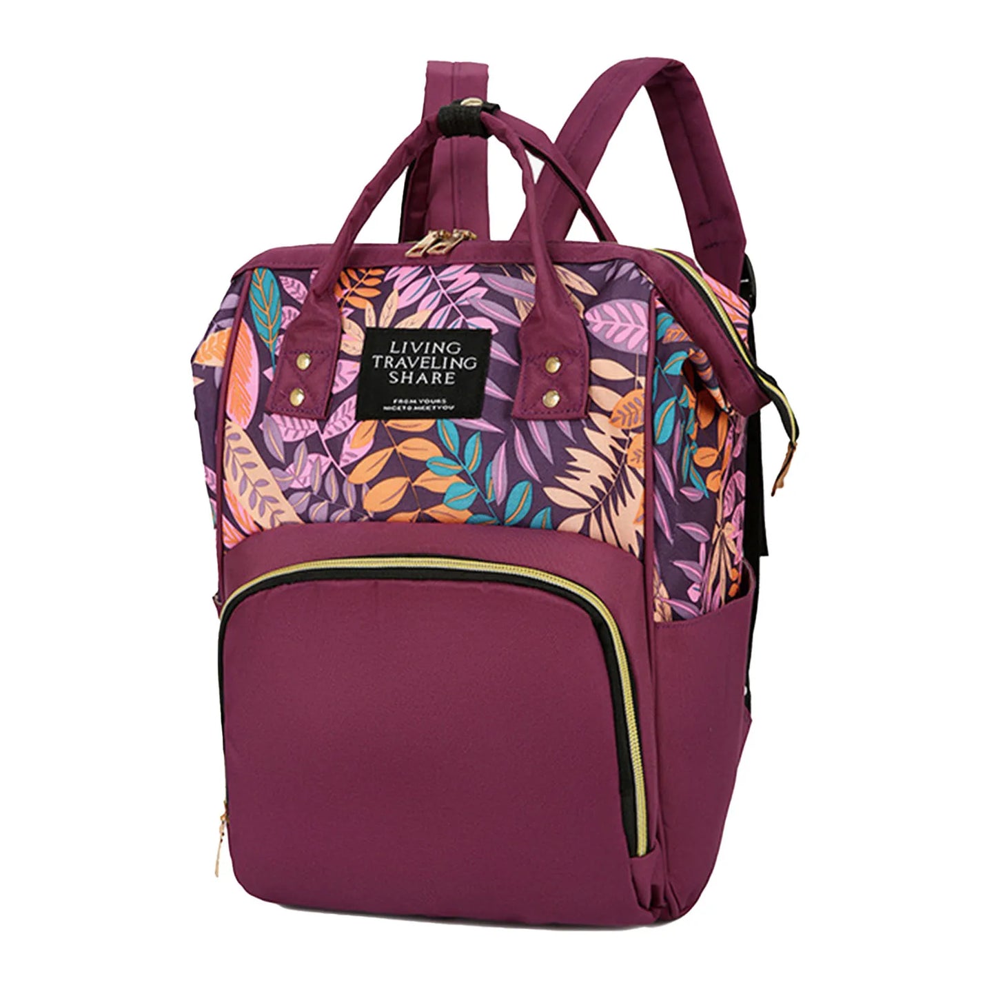 Maternity Travel Bag for Baby Essential Large Capacity Backpack with Anti-theft Back Pocket for Mothers Day Gifts